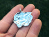 Cougar Head Pendant Necklace Sterling Silver