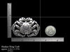 Alaskan King Crab Belt Buckle sterling silver size