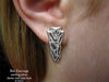 Bat Earrings post sterling silver
