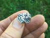 Cougar Panther Head Cuff Links Sterling Silver
