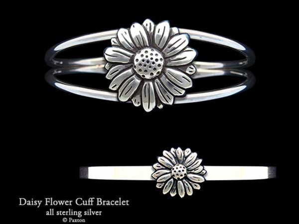 daisy-flower-bracelet-cuff-