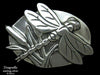 Dragonfly Belt Buckle sterling silver