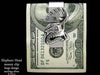 Large Elephant Head Money Clip