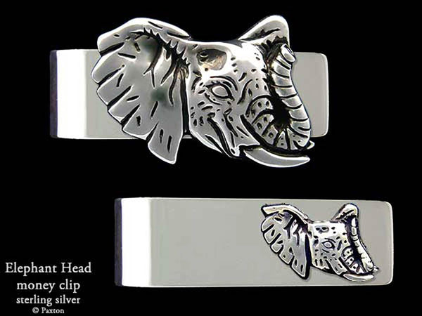 Elephant Head Money Clip Sterling Silver – Paxton