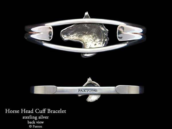 Horse Head Cuff Bracelet Sterling Silver – Paxton Jewelry