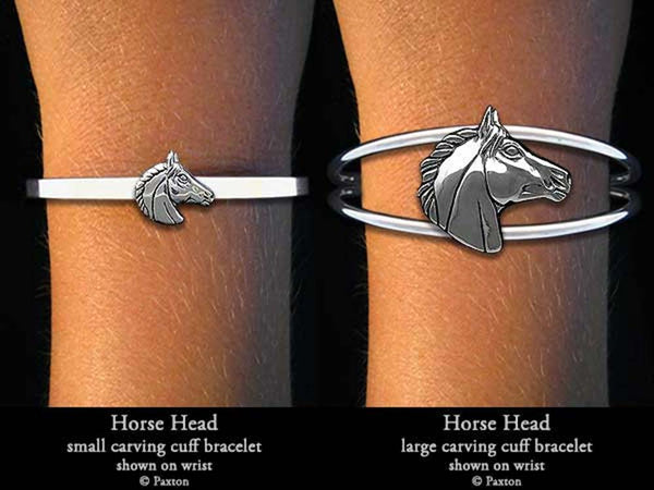 Horse Head Cuff Bracelet Sterling Silver – Paxton Jewelry