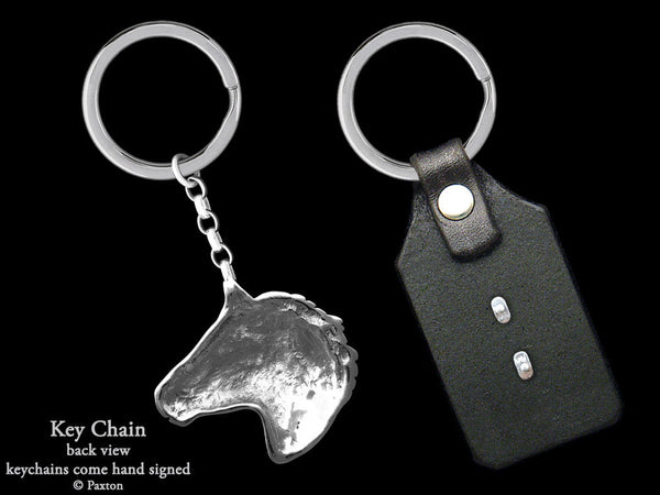 【COSYHARU】Keyring Silver & Black Crossbag Horse Head Key Chain / Key Ring Sterling Silver – Paxton Jewelry