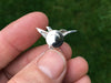 Hummingbird Lapel Pin in hand back view