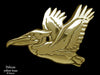 Pelican Belt Buckle yellow brass