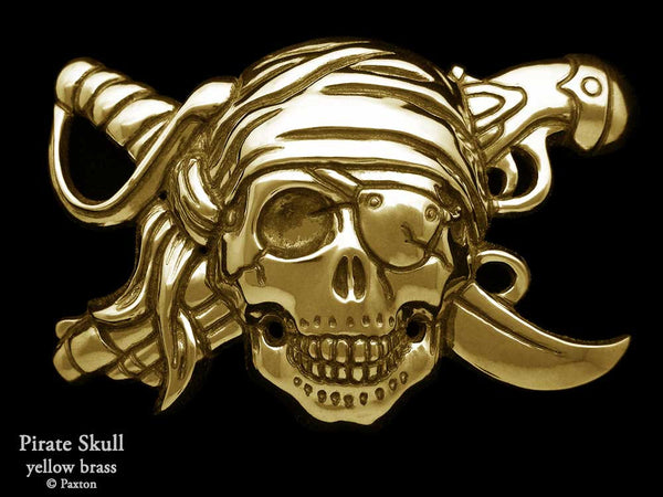 pirate-skull-belt-buckle-  display picture 3