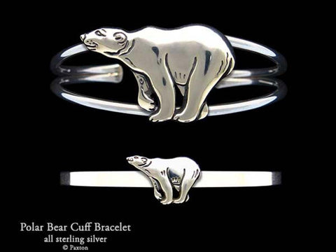 Polar Bear Cuff Bracelet