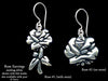 Rose Flower Earrings