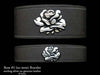 Rose #2 on Leather Bracelet