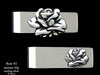 Rose #2 no stem Money Clip