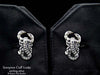 Scorpion Cuff Links Sterling Silver