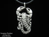 Scorpion Pendant Necklace sterling silver