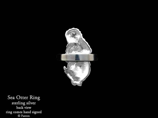 Sterling Silver Sea Otter Ring by Paxton Jewelry