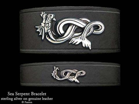 Sea Serpent Key Chain Sterling Silver