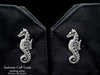 Seahorse Cuff Links sterling silver