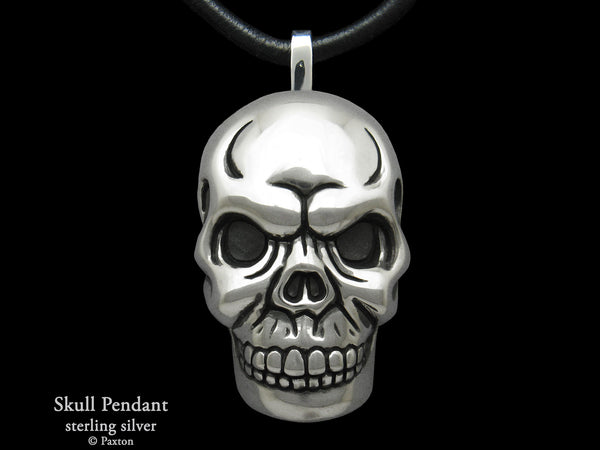 54 FLORAL SKULL & CROSS BONES PENDANT NECKLACE C 54 FLORAL SKULL & CROSS BONES PENDANT NECKLACE C