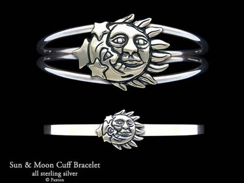 Sun Moon Cuff Bracelet