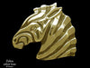 Zebra Belt Buckle yellow brass