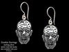 Zombie Head Earrings Walking dead inspired