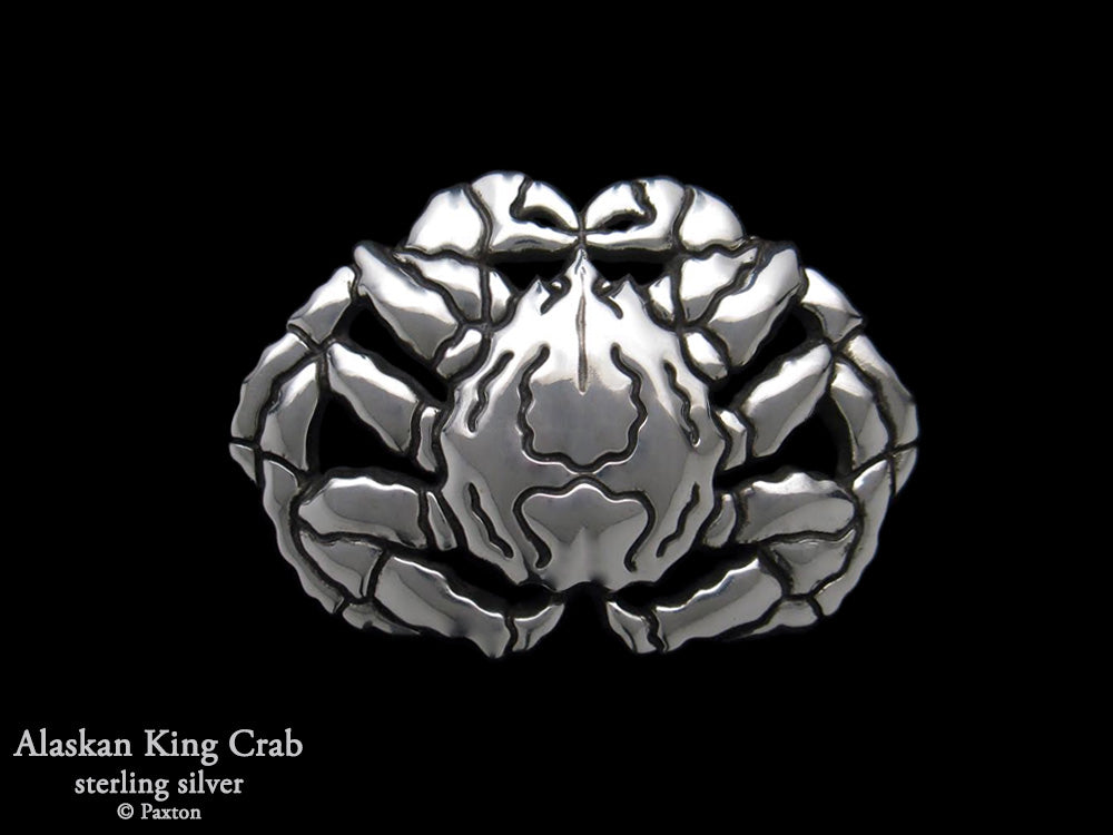 Alaskan King Crab Belt Buckle sterling silver