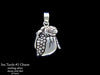 Baby Sea Turtle Charm Necklace sterling silver