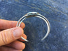 Bonsai Large Carving Bracelet side view in hand