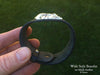 Bison Buffalo Head Bracelet Sterling Silver on Genuine Leather