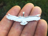 Condor Bird Pendant Necklace Sterling Silver