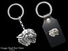 Cougar Panther Key Chain Sterling Silver