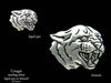 Cougar Panther Lapel Pin Brooch sterling silver
