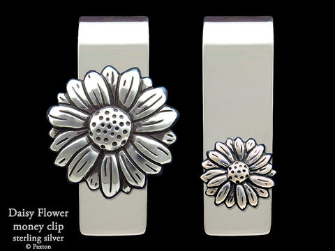 Daisy Flower Money Clip