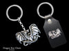 Dragon Key Chain Sterling Silver