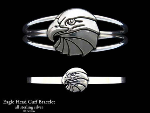 Eagle Head Cuff Bracelet