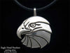Eagle Head Pendant Necklace sterling silver