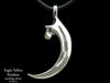 Eagle Talon Claw Pendant Necklace Sterling Silver