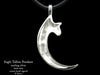 Eagle Talon Claw Pendant Necklace Sterling Silver