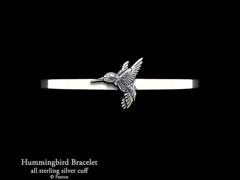 Hummingbird Cuff Bracelet