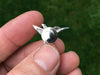 Hummingbird Lapel Pin in hand back view
