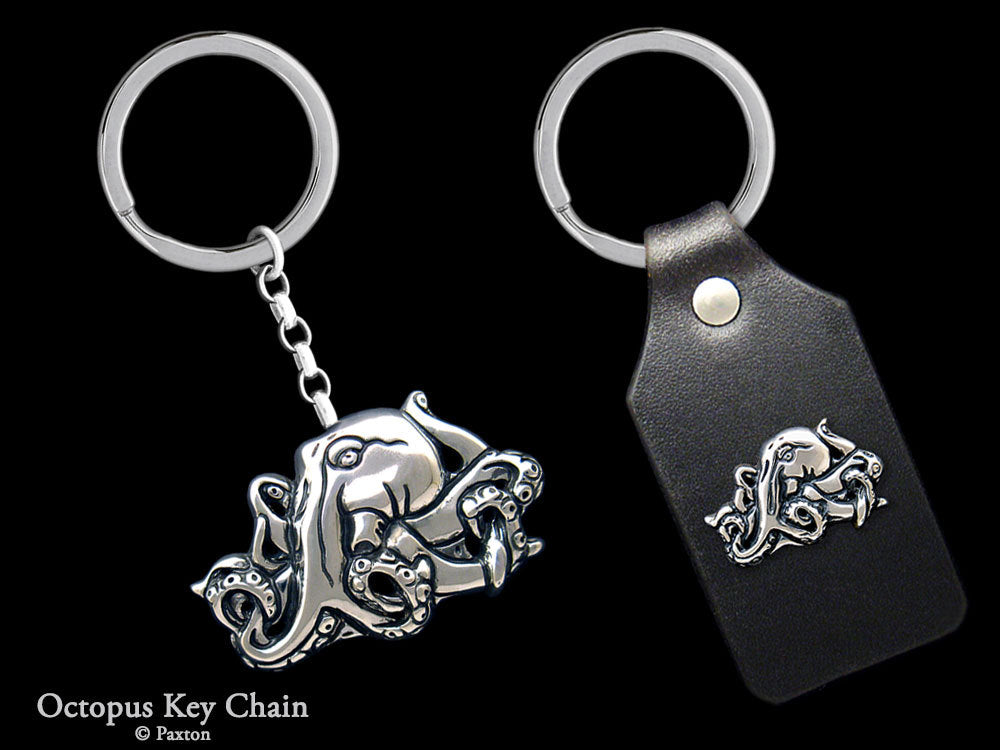 Bat Key Chain Sterling Silver