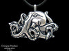 Octopus Pendant necklace sterling silver