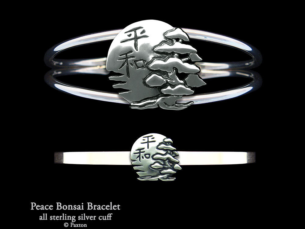 Peace Bonsai Cuff Bracelet