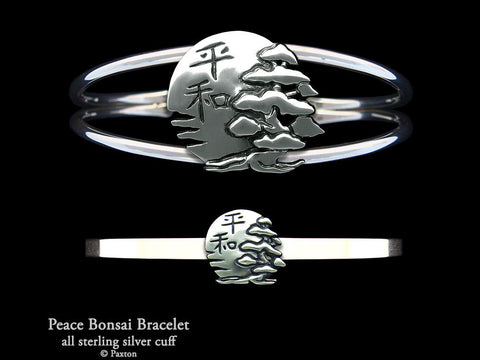 Peace Bonsai Cuff Bracelet