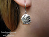 Peace Bonsai Earrings fishhook sterling silver