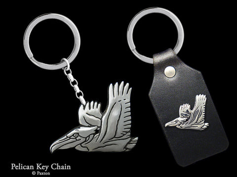 Pelican Key Chain Sterling Silver