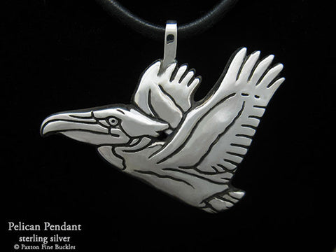 Pelican Pendant Necklace sterling silver