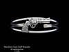 Pistol Revolver Cuff Bracelet